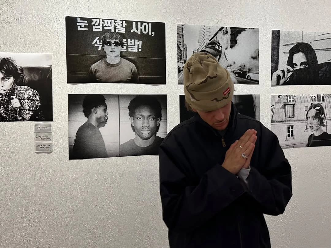 Jupp Simon at his first exhibition