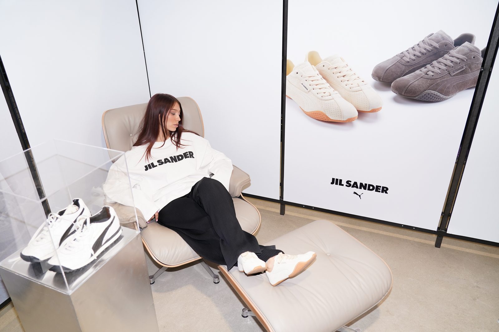 Jil Sander x Puma launch — installation